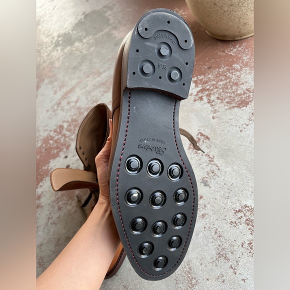 Cortina X Rider Boot Company honey shell cordovan boots. - Picture 4 of 8